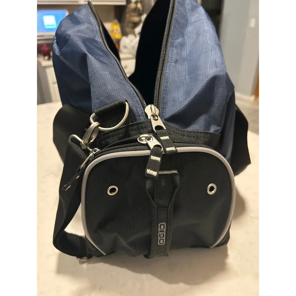 OGIO Big Dome Duffel‎ Columbus Blue Jackets Navy Blue Black GoalPatrol Gym Bag